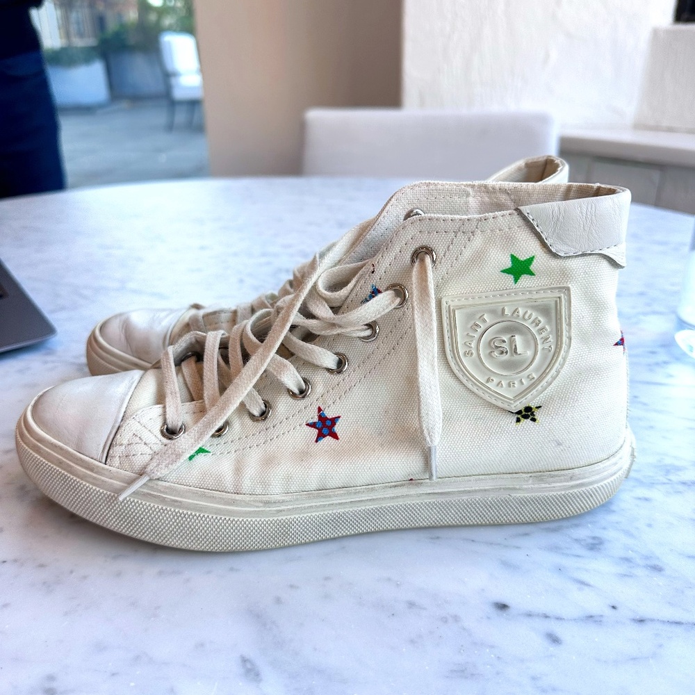 Saint Laurent High Top Sneakers